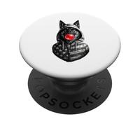 German Shepherd Dog with Bubble Gum PopSockets Adhesive PopGrip
