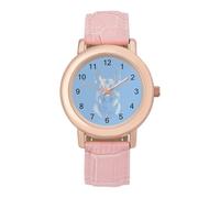 German Shepherd Dog Women's Custom Watch Fashion Soft Strap Wristwatches Gifts for Birthdays Valentine's Day
