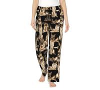 German Shepherd Dog Women'S Pyjama Bottoms Pants Lounge Pants Lying Lazily On The Sofa On A Lazy Weekend