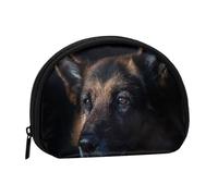 German Shepherd Dog, Women's Storage Bag Shell Makeup Bag Small Coin Purse Shell Change Pouch