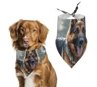 German Shepherd DogPet Scarf Dog Bandana for Small Medium Large Exquisite Unique Cat Dogs Kerchief Premium Fabric Cute Triangle Cat Dogs Bibs Scarf
