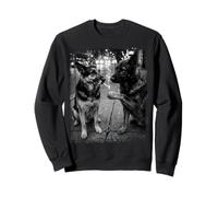 German Shepherd Dogs Smoking Urban Street Art Sweatshirt