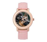 German Shepherd Dogs Women's Fashion Watch Dress Female Watches for Ladies Casual Wristwatch