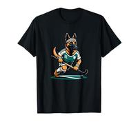 German Shepherd Field Hockey Player 21 Team Spirit T-Shirt