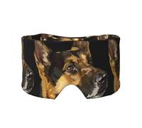 German Shepherd, Full Eye Covers Light Blocking Eye Mask Sleep Eye and Ear Muffs