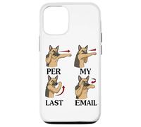 German Shepherd Funny Per My Last Email Office Work Humor Case for iPhone 12/12 Pro