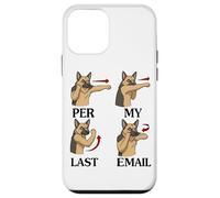 German Shepherd Funny Per My Last Email Office Work Humor Case for iPhone 12 mini