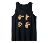 German Shepherd Funny Per My Last Email Office Work Humor Tank Top