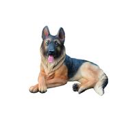 (German Shepherd) German Dog Shepherd Resin Sculpture For Car Interior Accents Festive Gift And