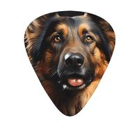 German Shepherd Guitar picks in thin, medium, and thick sizes, 12-piece set, suitable for electric guitar and various instruments