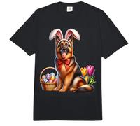 German Shepherd Happy Easter Comfort Colors Adult Heavyweight T-Shirt