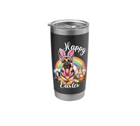German Shepherd Happy Easter Shepherd Stainless Steel Insulated Tumbler