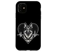 German Shepherd Heartbeat Case for iPhone 11
