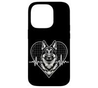 German Shepherd Heartbeat Case for iPhone 14 Pro