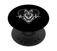 German Shepherd Heartbeat PopSockets Adhesive PopGrip
