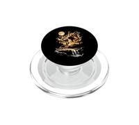 German Shepherd Howling To The Moon PopSockets PopGrip for MagSafe