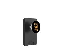 German Shepherd Howling To The Moon PopSockets PopWallet for MagSafe