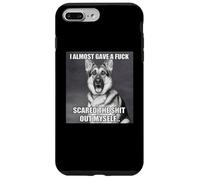 German Shepherd I Almost Gave A Fuck Funny Dog Meme Case for iPhone 7 Plus/8 Plus