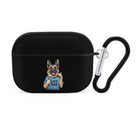 German Shepherd I Love Dad Printed Bluetooth Earbuds Case Colorful Wireless Headphones Covers Compatible With AirPods Pro 2
