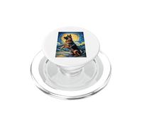 German Shepherd Japanese Van Gogh Dogs German Shepherd PopSockets PopGrip for MagSafe