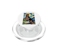 German Shepherd Japanese Van Gogh Dogs German Shepherd PopSockets PopGrip for MagSafe