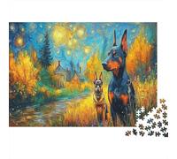 German Shepherd Jigsaw Puzzle The Loyal Servant's Dog 1000 Pieces Premium Cardstock for Collectors Mind Relaxation 70x50cm/1000pcs