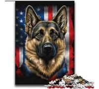 German Shepherd Jigsaw Puzzles for Teenagers 2000 Pieces, Fun Games Wall Decoration Unique Birthday And Xmas Gifts (70x100cm)
