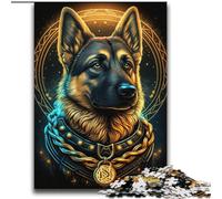 German Shepherd Jigsaws 2000 Pieces for Adults, Challenging Game Toys Every Piece Is Unique - Challenging Family Fun Game (70x100cm)
