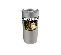 German Shepherd K9 Bowling Strike Force Stainless Steel Insulated Tumbler