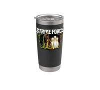 German Shepherd K9 Bowling Strike Force Stainless Steel Insulated Tumbler