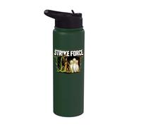German Shepherd K9 Bowling Strike Force Stainless Steel Insulated Water Bottle