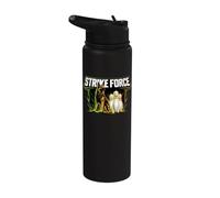 German Shepherd K9 Bowling Strike Force Stainless Steel Insulated Water Bottle