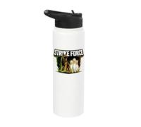 German Shepherd K9 Bowling Strike Force Stainless Steel Insulated Water Bottle