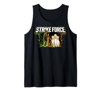 German Shepherd K9 Bowling Strike Force Tank Top