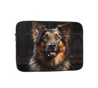 German Shepherd Laptop Sleeve Case 12 Inch Suitable For Notebook Computer Tablet Traveling Carrying Simple Case