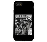 German Shepherd Last Day Of School Summer Funny Meme Selfie Case for iPhone SE (2020) / 7/8
