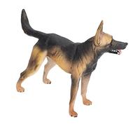 German Shepherd Lifelike Dog Model Toy Improve Curiosity for Kids over 3 Years Old for Collection, Office Decoration