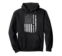 German Shepherd Loyalty And Proud Patriotism Pullover Hoodie