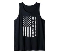 German Shepherd Loyalty and Proud Patriotism Tank Top