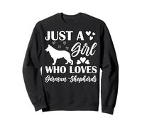 German Shepherd Mama Dog Just a Girl Who Loves Sweatshirt