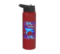 German Shepherd Mama Shepherd Dog Lover Mother's Day Stainless Steel Insulated Water Bottle