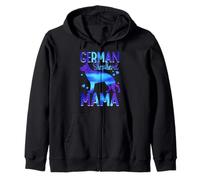 German Shepherd Mama Shepherd Dog Lover Mother's Day Zip Hoodie