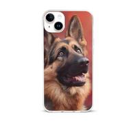 German Shepherd Maple Leaf TPU Case Compatible for IPhone15 Series | Lightweight Case,Drop Protective Cover,Compatible with iPhone 15/Plus/Pro/Pro Max