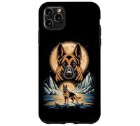 German Shepherd Moonlight Mountain Guardian Case for iPhone 11 Pro Max