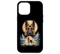German Shepherd Moonlight Mountain Guardian Case for iPhone 12 Pro Max