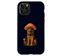 German Shepherd Mushroom Hat Funny Amanita Muscaria Case for iPhone 11 Pro