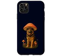 German Shepherd Mushroom Hat Funny Amanita Muscaria Case for iPhone 11 Pro Max