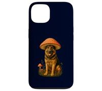 German Shepherd Mushroom Hat Funny Amanita Muscaria Case for iPhone 13