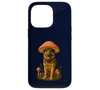 German Shepherd Mushroom Hat Funny Amanita Muscaria Case for iPhone 13 Pro