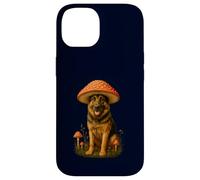 German Shepherd Mushroom Hat Funny Amanita Muscaria Case for iPhone 14